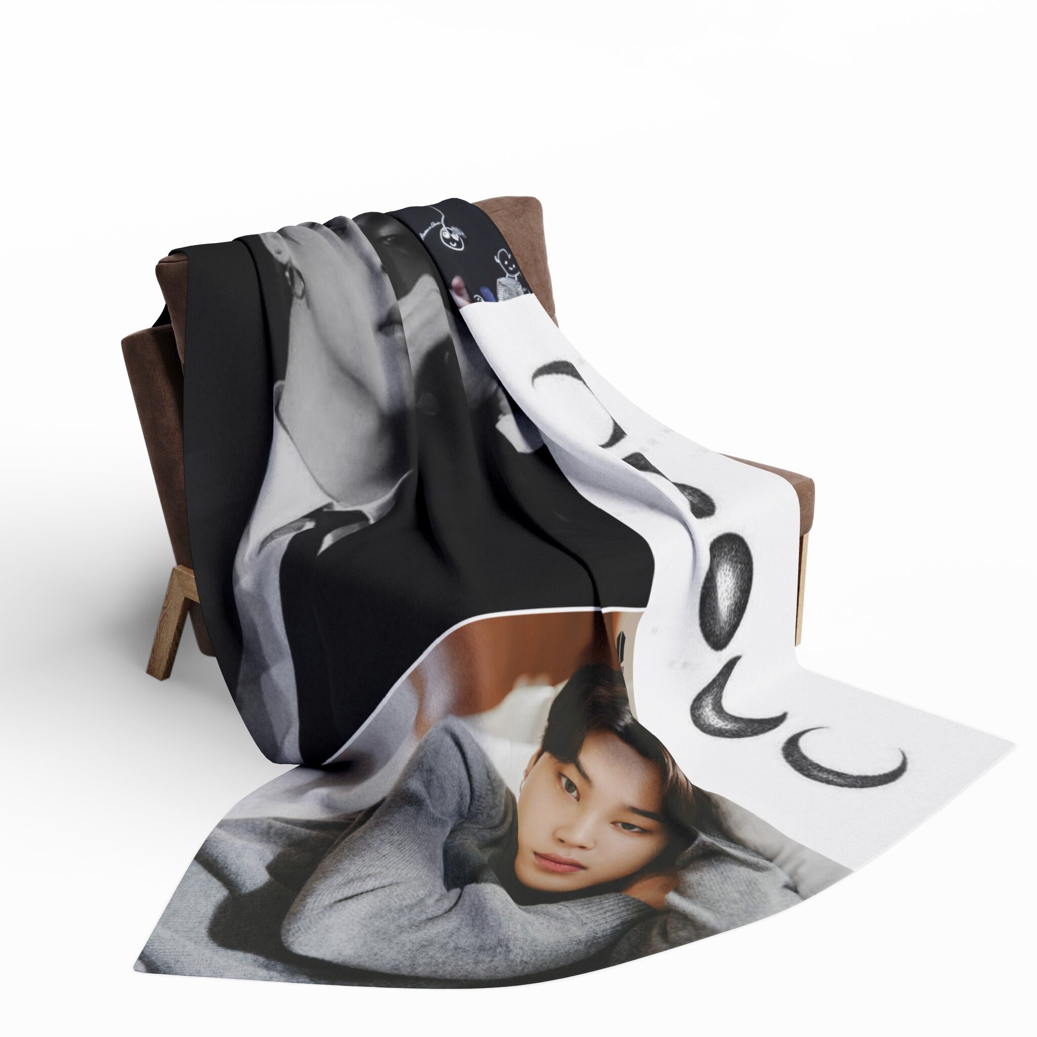 Custom Jimin Photo Plush Blanket: BTS Army Kpop Gift - Etsy