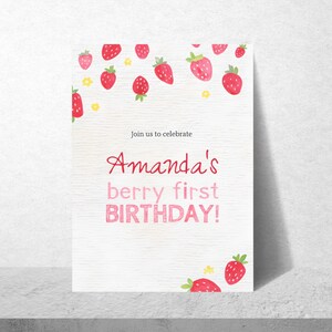 Lots de cartes postales, Premier anniversaire Berry, Fraises, Enveloppes incluses, Cartes de vœux, Articles de fête, Ensemble de papeterie, Cartes de correspondance,