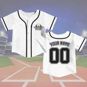 Custom 3 Kids Baseball Player Jersey, Personalized Name, Number Kids Player Baseball Jersey, Toddler Team Baseball Jersey