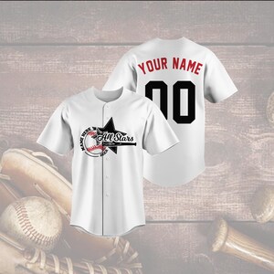 All Stars Baseball Jersey 2024, Custom Name and Number Shirt, Personalized Softball Uniform, Youth Team Gift, Game Day Apparel