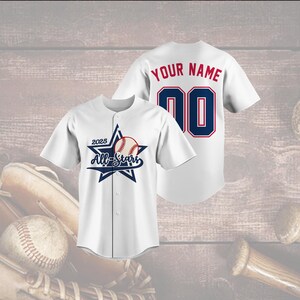 All Stars Baseball Jersey 2025, Custom Team Shirt, Personalized Name and Number, Youth Softball Uniform, Game Day Fan Gift Idea