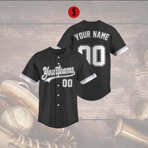 Personalized Baseball Jersey, Custom Retro Throwback Jersey, Vintage Sports Jersey for Fan, Custom Name & Number Baseball Shirt
