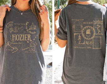 Green Hozier Unreal Unearth List 2023 Music Concert Gift for Hozier Fan, Hozier Fan Gift, Hozier T-Shirt, Sirius Black Shirt