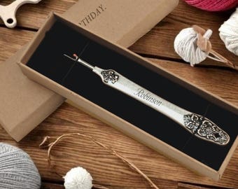Personalisierter Name Nahttrenner, Nähfadenöffner, maßgeschneiderte Retro Nähwerkzeuge, Geschenke für Monther, Retro Stichentferner, Nähwerkzeug