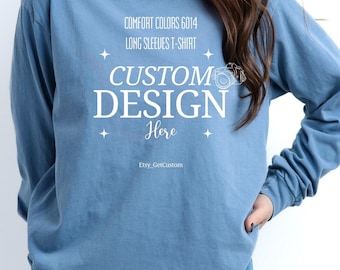 Custom Comfort Colors Long Sleeve Shirt: Garment-Dyed Cotton Tee