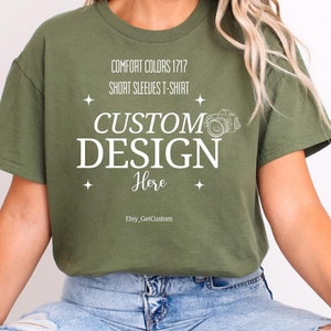 Comfort Colors T-Shirt: Heavyweight Cotton, Garment-Dyed Vintage Tee