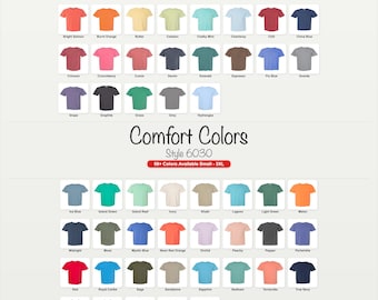 Comfort Colors 6030 Blank Pocket T-Shirt, Garment-Dyed Heavyweight Cotton Pocket Tee, Vintage Washed Unisex Soft Shirt, DTF Print Ready
