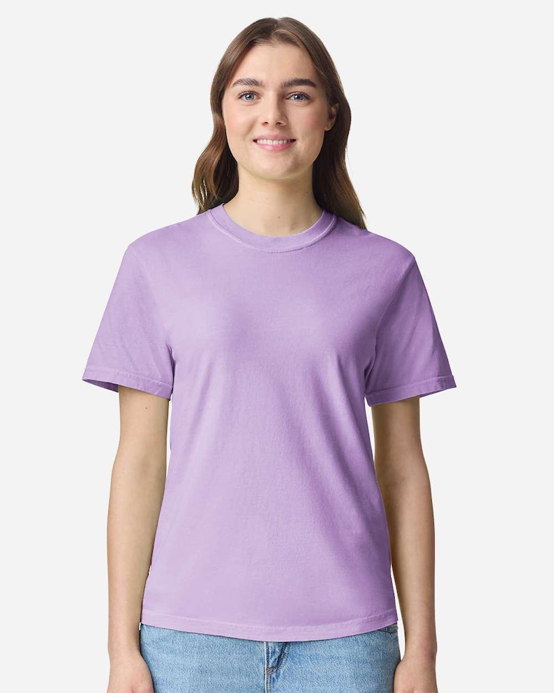 Comfort Colors blank t shirt unisex C1717 garment dyed tee soft cotton top vintage washed relaxed fit casual tee plain cotton shirt image 13