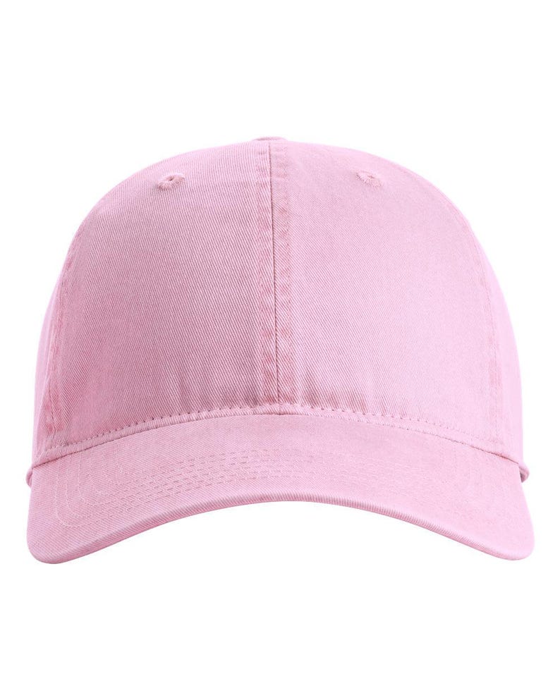 Blank Comfort Colors Garment Dyed Dad Hat, Craft Supply for HTV Embroidery Vinyl Cricut Iron On, Cotton Adjustable Cap image 3