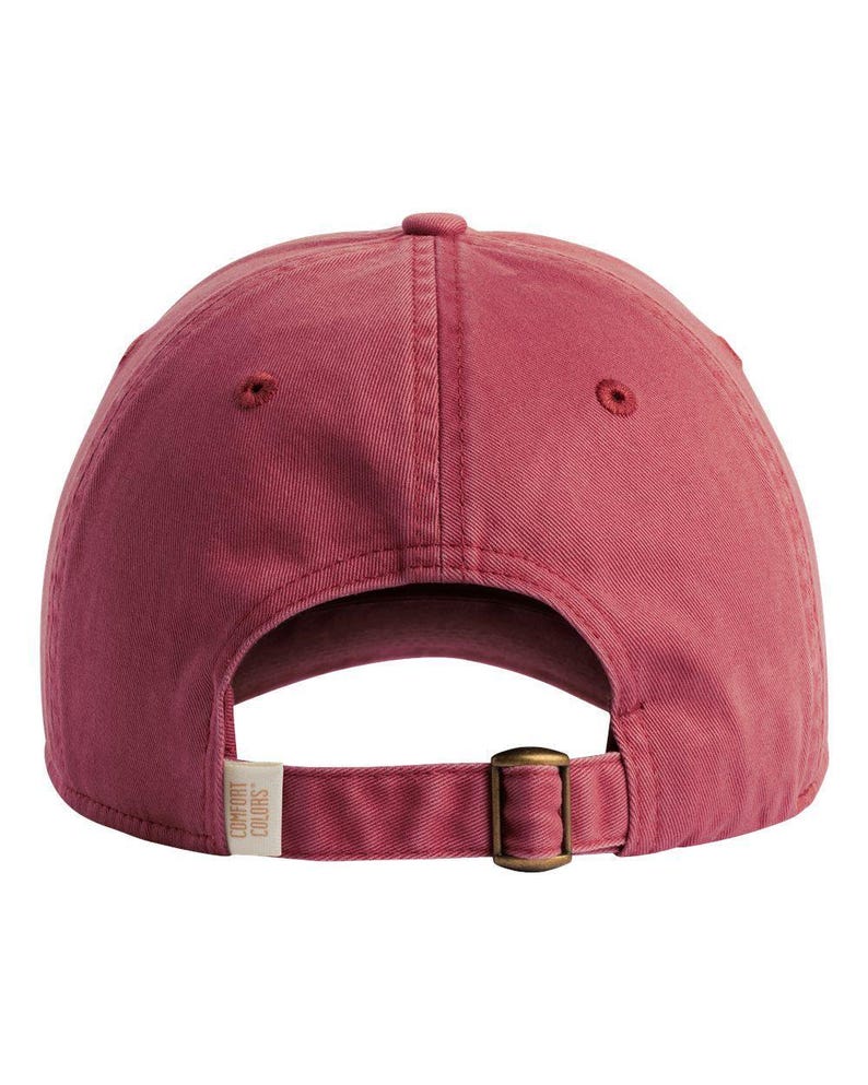 Blank Comfort Colors Garment Dyed Dad Hat, Craft Supply for HTV Embroidery Vinyl Cricut Iron On, Cotton Adjustable Cap image 10