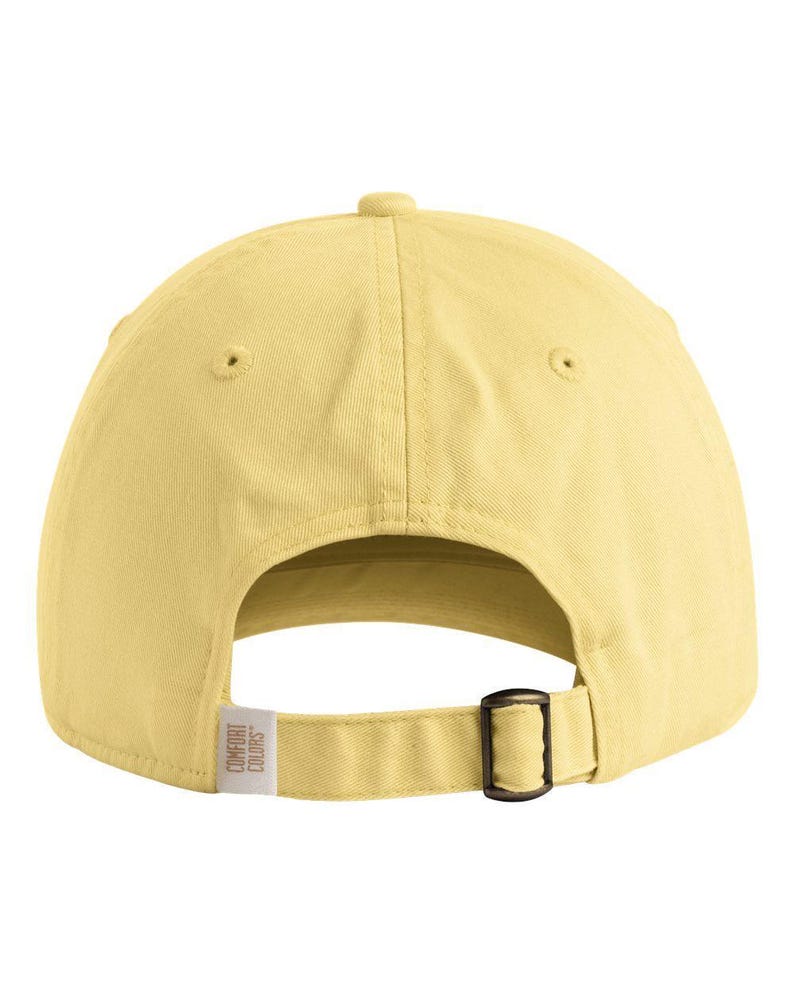 Blank Comfort Colors Garment Dyed Dad Hat, Craft Supply for HTV Embroidery Vinyl Cricut Iron On, Cotton Adjustable Cap image 6