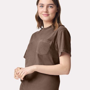 Comfort Colors blank t shirt unisex C1717 garment dyed tee soft cotton top vintage washed relaxed fit casual tee plain cotton shirt image 15