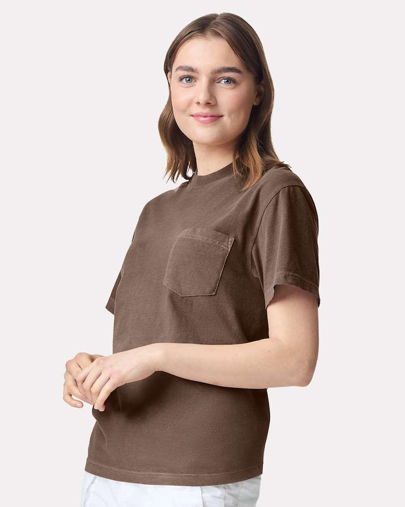 Comfort Colors blank t shirt unisex C1717 garment dyed tee soft cotton top vintage washed relaxed fit casual tee plain cotton shirt image 15