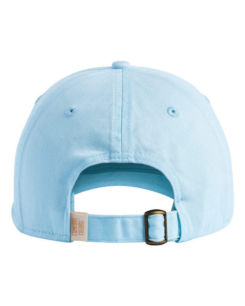 Blank Comfort Colors Garment Dyed Dad Hat, Craft Supply for HTV Embroidery Vinyl Cricut Iron On, Cotton Adjustable Cap image 8