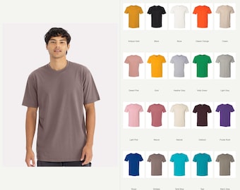 Camiseta lisa Next Level 3600 100% algodón. Venta al por mayor para serigrafía, vinilo termoadhesivo (HTV), sublimación, Cricut y pedidos grupales personalizados.