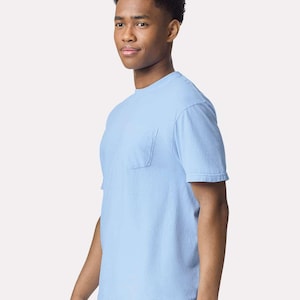 Comfort Colors blank t shirt unisex C1717 garment dyed tee soft cotton top vintage washed relaxed fit casual tee plain cotton shirt image 14