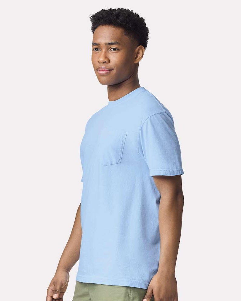 Comfort Colors blank t shirt unisex C1717 garment dyed tee soft cotton top vintage washed relaxed fit casual tee plain cotton shirt image 14