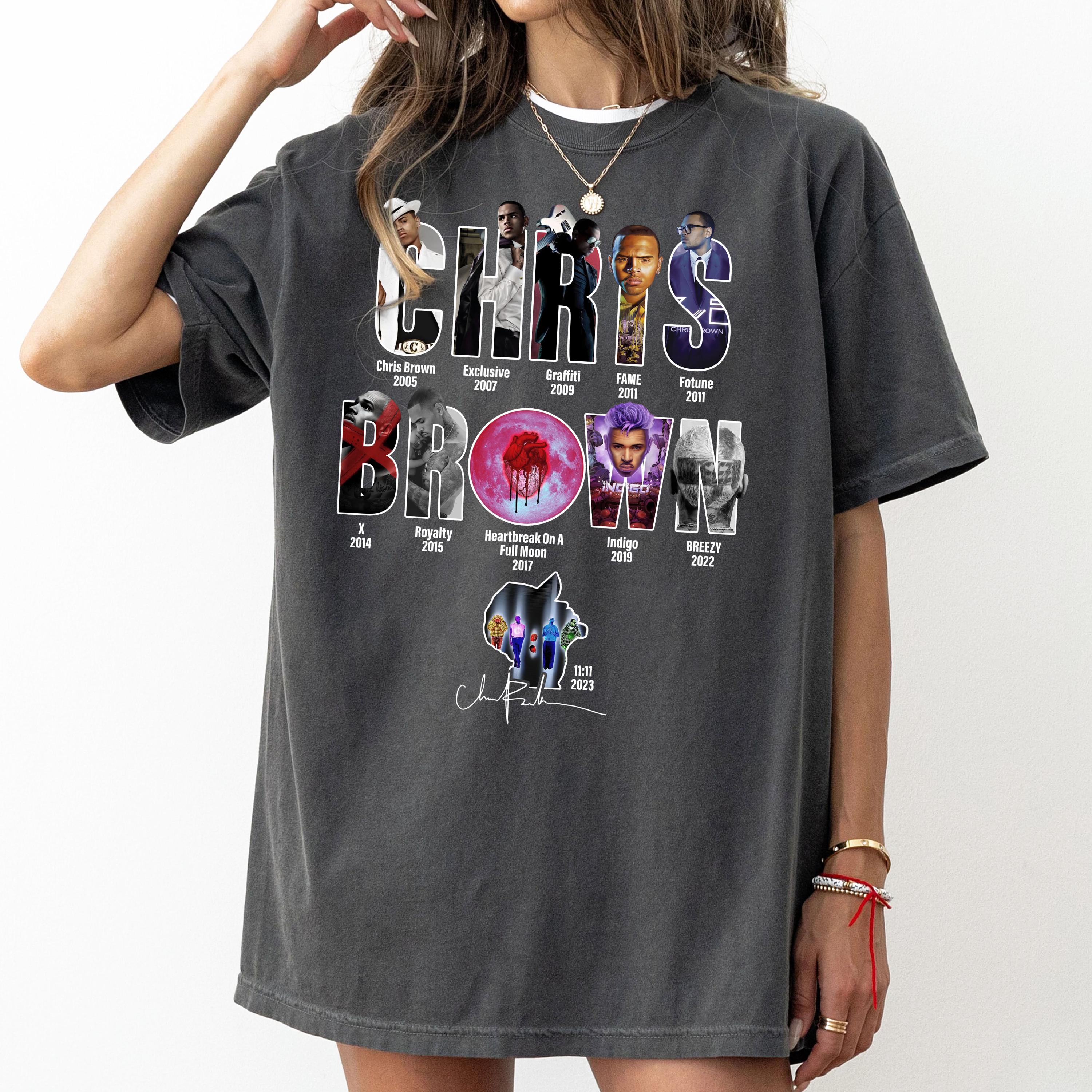Chris Brown Crop Top Shirt - Etsy Chris Brown Crop Top Shirt - Etsy