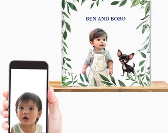 Personalized children's book, storybook with dog, unique gift for children - Birthday present for kids between 2-6 years old - Customizable