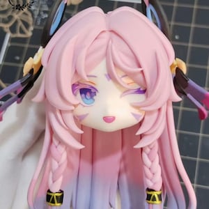 Customized OB11 Integrated Head, Detachable Head, Detachable Hair, Customized OB12 Integrated Head