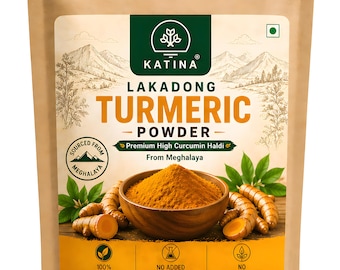 Bio Kurkuma Pulver | Natürliche Curcuma Longa 200gm | Kurkuma Gewürzkraut Schüttgut | Goldene Milch | 7-12% Hoher Curcumin-Wert | Erhöht die Widerstandskraft