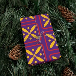 Derafsh Kaviani Wrapping Paper / کاغذ کادو درفش کاویانی / Iran Themed Nowruz Party Gift Wrap Papers / Iranian New Year Gift Sheets / GWP055