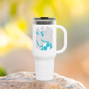 Iran Typografie Thermobecher / ماافرته تااوه اقاه اران / Persischer Homesick Becher mit Henkel / iranische Tassen / TIV008