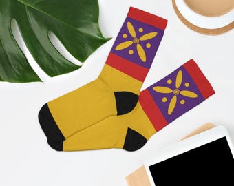 Tuin decoratie Zonnestralen langs de Kroatische vlag - 40x30 cm