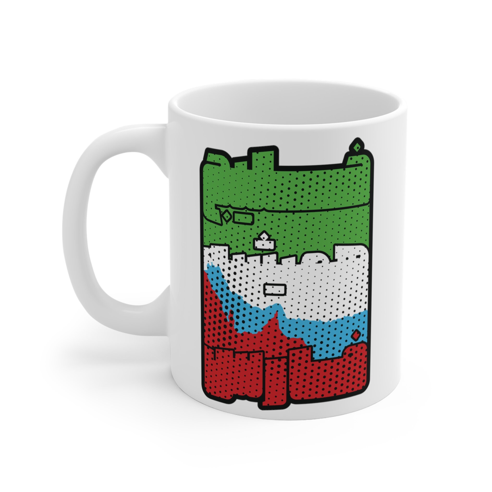 Persian Gulf Coffee Mug / ماگ خلیج همیشه فارس / Farsi Patriotic Ceramic ...