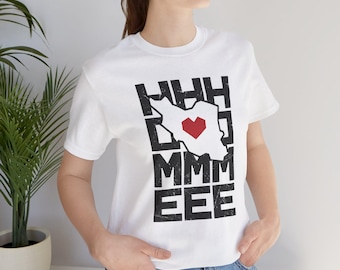 Inicio - Camiseta con mapa de Irán / تیشرت نقشه ایران / Regalos de cumpleaños para un amigo inmigrante persa / Camiseta Love Iran / Regalos de Año Nuevo iraní / T163
