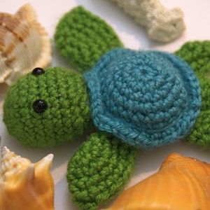 Sea Turtle Crochet Pattern – Amigurumi Turtle PDF – Digital Download