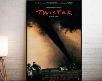Twister (1996) affiche de film toile d'art murale pour chambre à coucher art esthétique décoration murale affiches de film classiques vintage