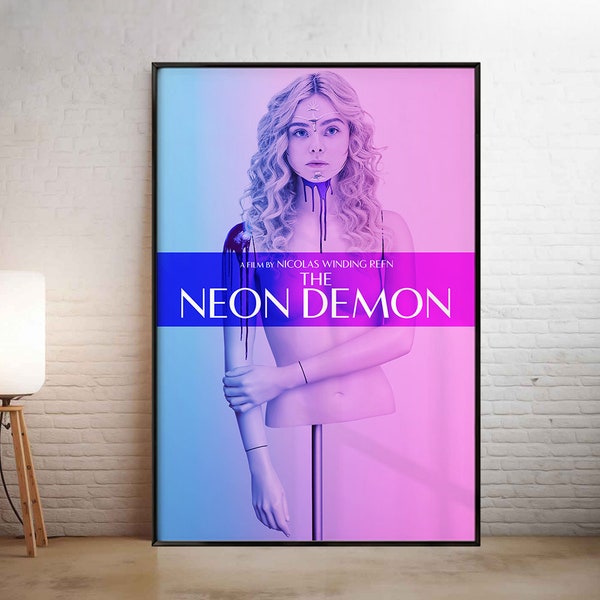 The Neon Demon Movie Poster Canvas Wall Art for Bedroom Aesthetic Art Wall Decor Classic Vintage Movie Posters