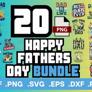 Vatertag PNG Bundle Paket Angebote - Perfektes Geschenk für Papa, Designs für Produkte, Designs für T-Shirts