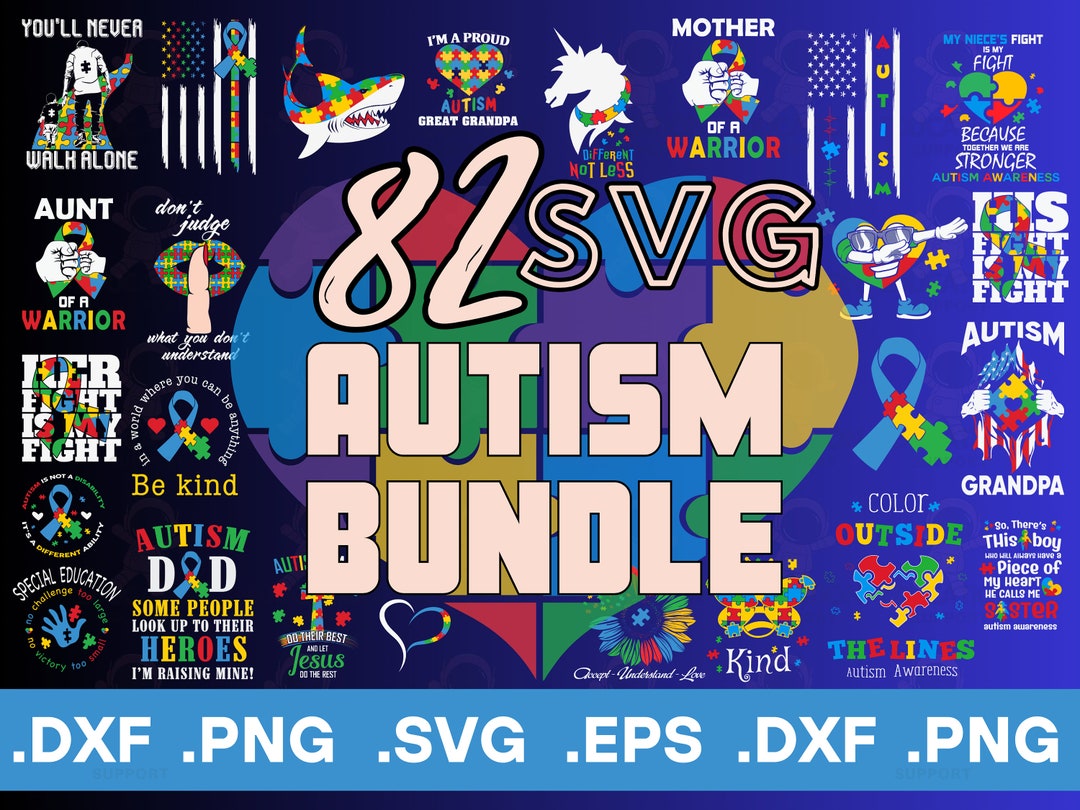 Package Deals, Bundle Autism Clipart, Autism Svg, Autism Awareness Png ...