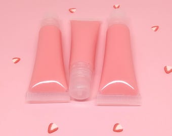 Pretty in Pink Lip Gloss, 10ml - Highly Pigmented, Strawberry scented