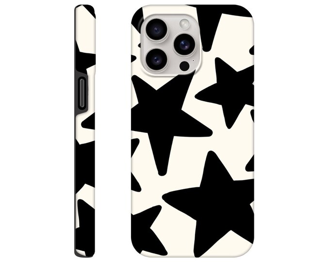 All the Stars- Black & White iPhone Case