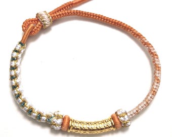 24K Gold 999 Gold Cord Wrap Bracelet