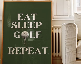Golf wall art,Retro golf print, Golf sign,Trendy golfer poster,Golfing home decor,Classic golf print,Golfer art,Golf ball print,Golf