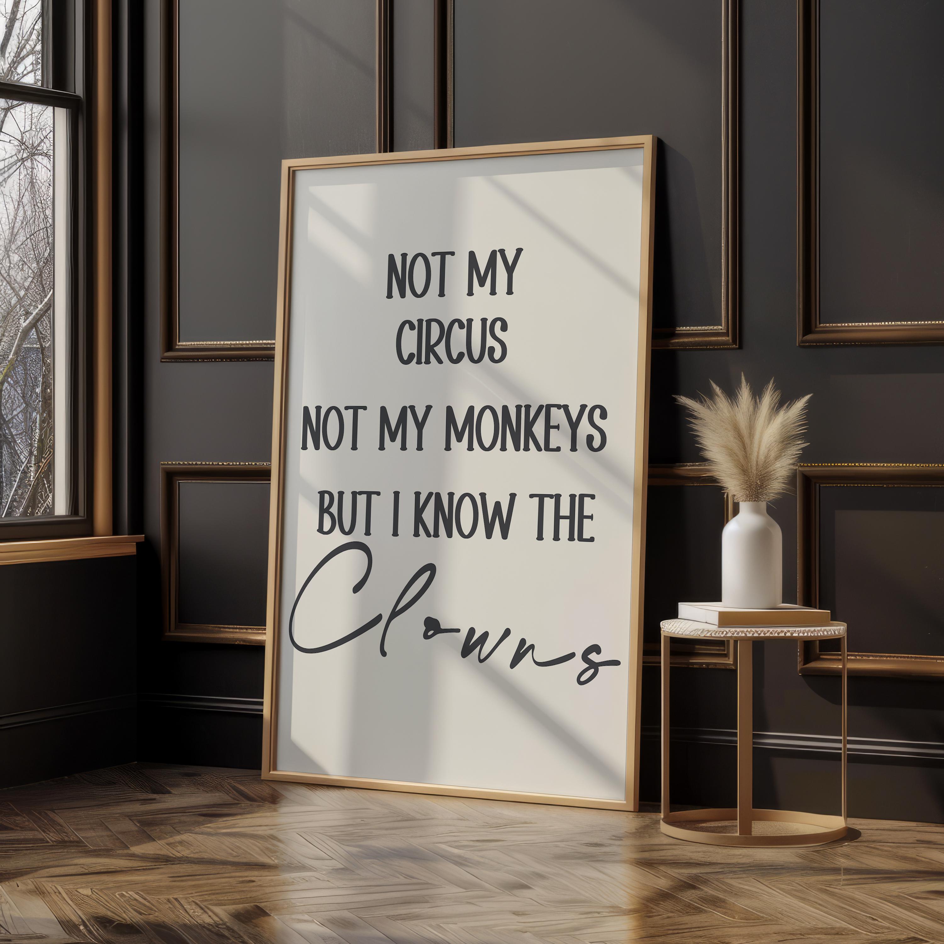 Funny Clown Quotes - Etsy, image size:3000x3000