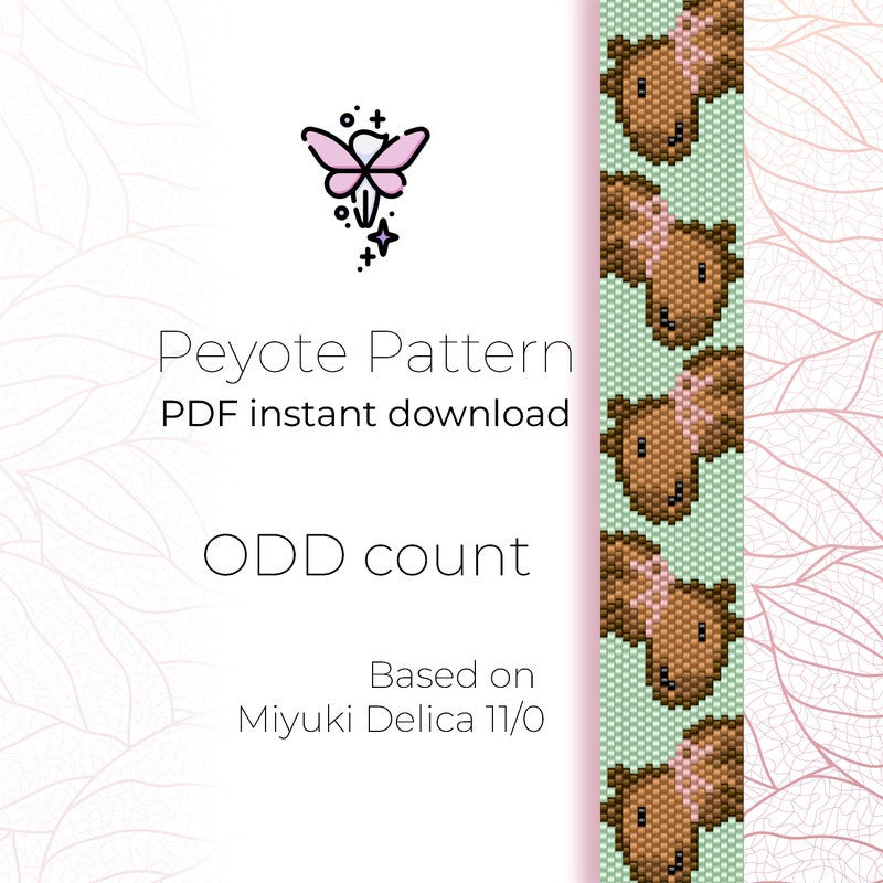 Capybara Bead Pattern - Etsy