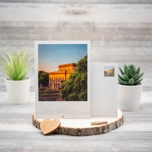 Postkarte Braunschweig Staatstheater, Grußkarte, Polaroid