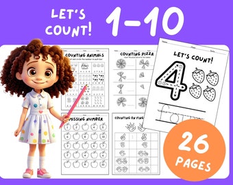 Printable 1-10 My Numbers Tracing Page