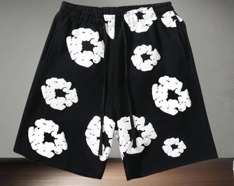 Y2K Streetwear Shorts with 3D Bubble Print | Unisex Hip Hop Fashion | Comfortable Urban Shorts