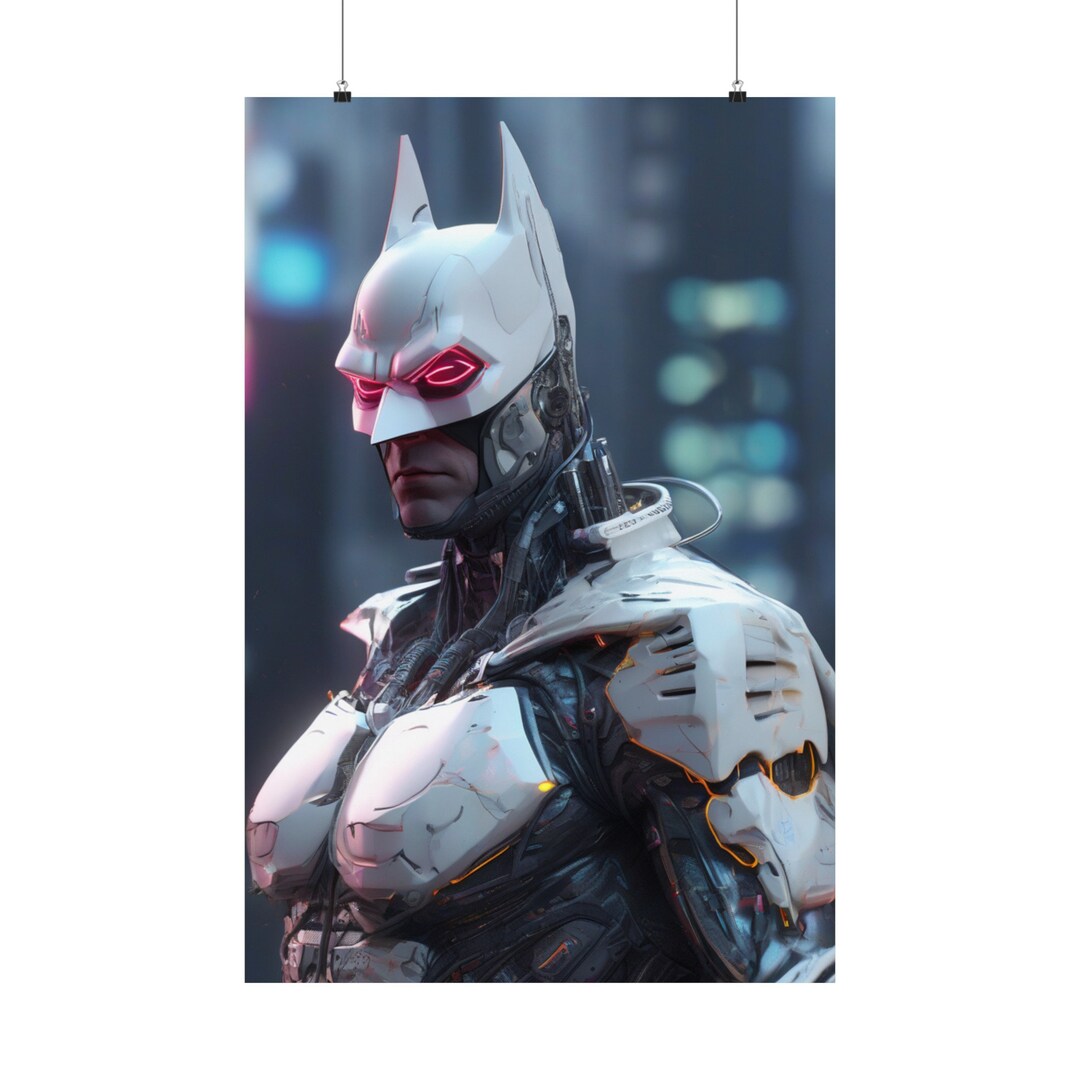 Batman Poster Cyberpunk Batman Aesthetic Design Bedroom Decoration 24 X ...