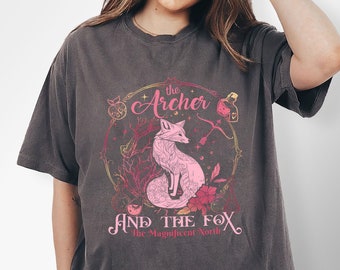 Ballad Of The Archer And The Fox Sweatshirt, Bookish Apparel, Bookish Sweatshirt, Bookish Shirt, Fantasy Books Jumper, Gift for Book Lover