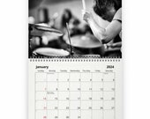 Drums 2024 Wall Calendar 