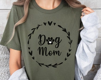 Dog Mom Shirt, Dog Mama Shirt, Dog Mom Gift, Dog Mom T-Shirt, Dog Mom Tee, Fur Mama, Dog Mom Shirt for Women, Dog Mom New