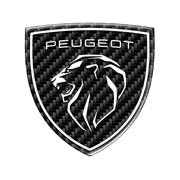 Shield Emblem with 3d Logo PEUGEOT || for flat surface self-adhesive suitable for phone auto interior, tuning, laptop and others