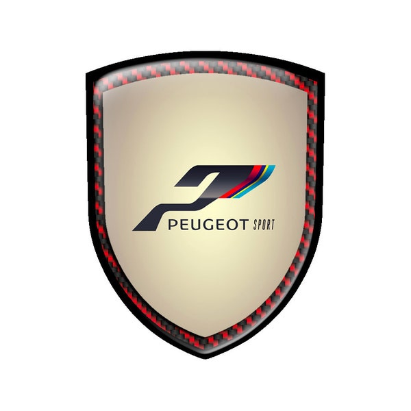 Shield Emblem with 3d Logo PEUGEOT || 3 MODELS||  for flat surface self-adhesive suitable for phone auto interior, tuning, laptop and others